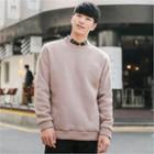 Colored Fleece-lined T-shirt