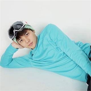 Long-sleeve Plain T-shirt