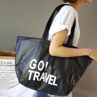 Letter Print Carryall