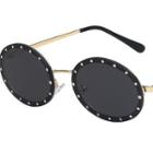 Embellished Metal Frame Sunglasses