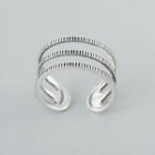Layered 925 Sterling Silver Open Ring