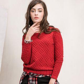 Check Patterned Sweater