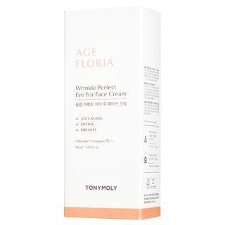 Tonymoly - Age Floria Wrinkle Perfect Eye For Face Cream 30ml