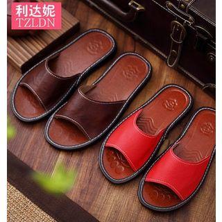 Genuine Leather Slippers
