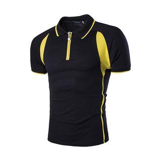 Panel Short-sleeve Polo