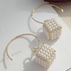 Cube Earring 1 Pair - Gold - One Size