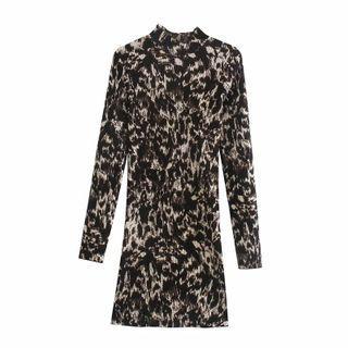 Vintage Long-sleeve Dress