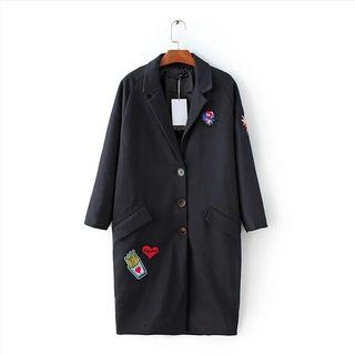 Applique Long Blazer