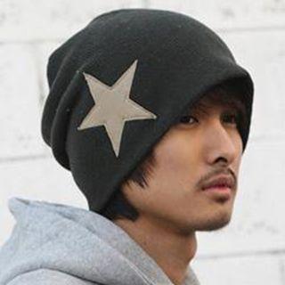Couple Embroidered Star Beanie
