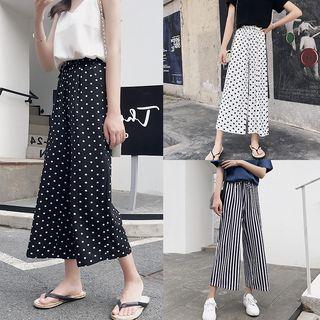 Cropped Wide-leg Pants (various Designs)