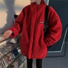 Long-sleeve Turtleneck Fleece Jacket