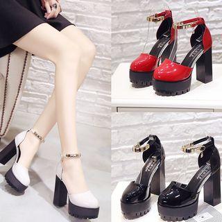 Ankle-strap Platform High Heel Sandals