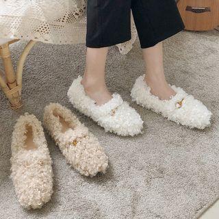Furry Snaffle Loafers
