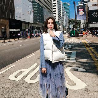 Padded Vest Sky Blue - One Size