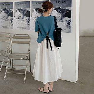 Plain Back Strap Shirt / Plain Skirt