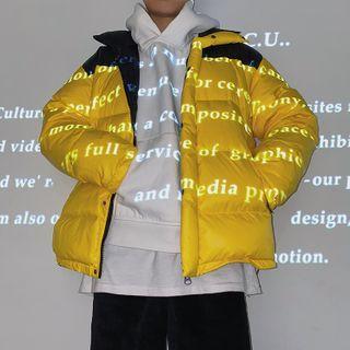 Two Tone Down Coat