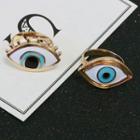 Set Of 2: Non-matching Alloy Eye Ring Set Of 2 - One Size