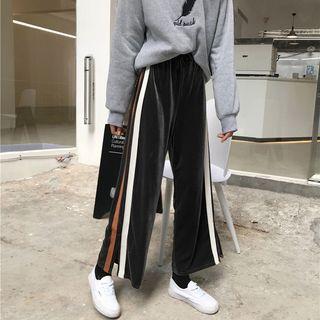 Striped Wide Leg Pants As Shown In Figure - One Size