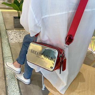 Box Style Color Block Crossbody Bag