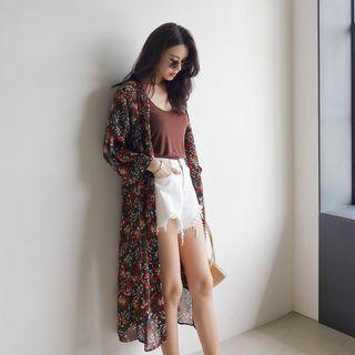 Floral Robe Cardigan