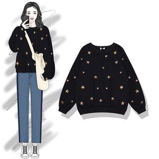 Sequined Star Sweatshirt