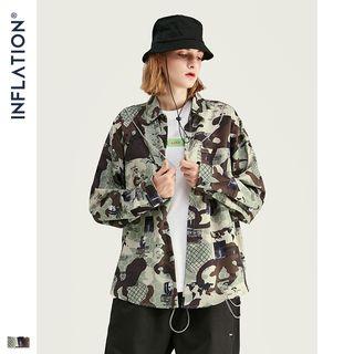 Unisex Loose-fit Camo Shirt