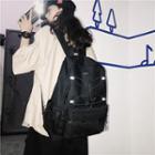 Lace-up Lightweight Backpack Black - One Size