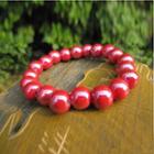 Ceramic Bead Bracelet Red - One Size