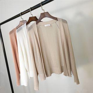 Open-front Light Cardigan