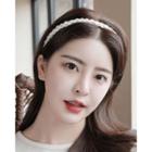 Faux-pearl Cluster Hair Band One Size