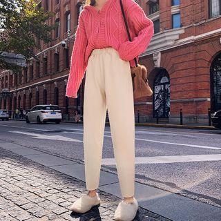 Crop Straight Fit Pants / Set Of 2