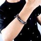 Stainless Steel Saxophone Layered Bracelet 1356 - Bracelet - One Size