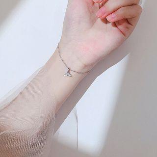 Mermaid Tail Sterling Silver Bracelet Silver - One Size