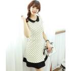 Polka Dot Sleeveless A-line Dress