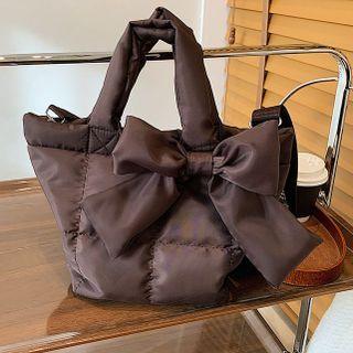 Quilted Bow Tote Bag