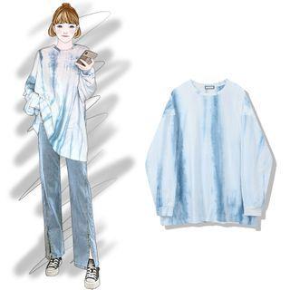 Tie Dye Sweatshirt Blue - One Size