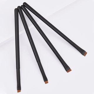 Set Of 4: Eye Makeup Brush Set Of 4 - Black - One Size