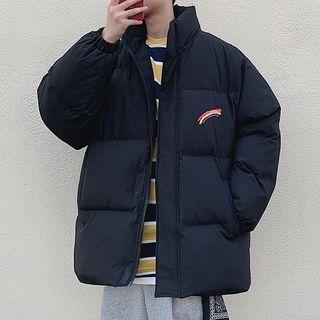 Rainbow-print Padded Parka