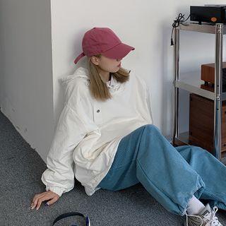Hooded Windbreaker Off White - One Size