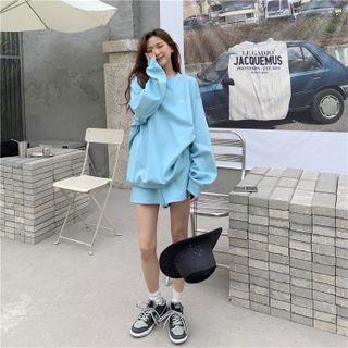 Set: Numbering Sweatshirt + Shorts