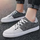 Platform Canvas Lace-up Shoes