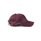 Embroidered Lettering Baseball Cap Wine Red - One Size