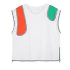 Sleeveless Color Block Cropped T-shirt