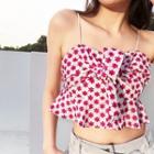 Floral Print Bow Camisole Top