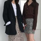 Long Double Breasted Blazer
