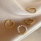 Rhinestone / Faux Pearl / Chain Ring (various Designs)