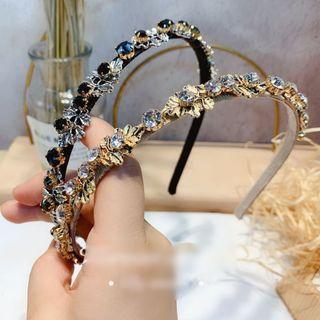 Rhinestone Floral Headband