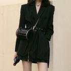 Pinstriped Blazer As Shown In Figure - One Size