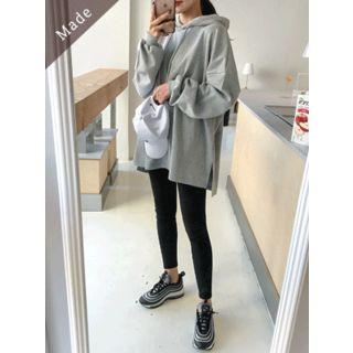 Slit-side Oversized Hoodie