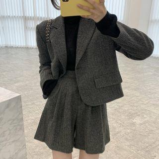 Blazer / Wide Leg Shorts